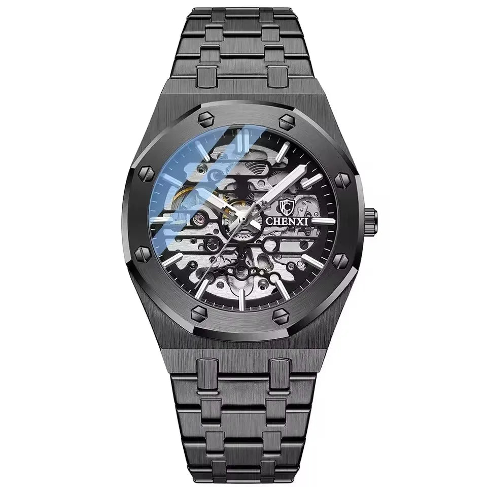 CHENXI (®) 8848 Automatic Skeleton Men’s Watch 50M (5ATM) Water Resistant