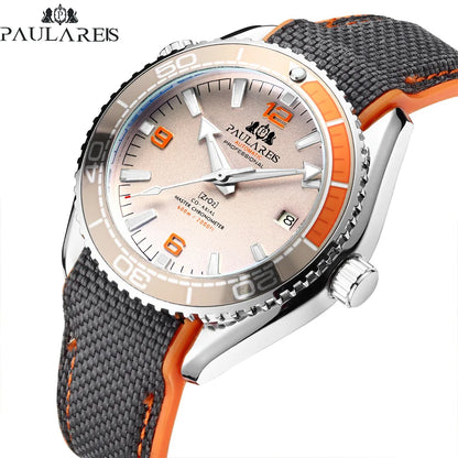 PAULAREIS (®) WT0006 Automatic Men’s Watch – Classic Design Stainless Steel, Luminous, 50M (5ATM) Water Resistant