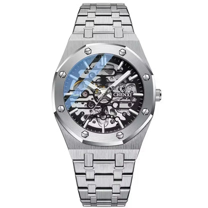 CHENXI (®) 8848 Automatic Skeleton Men’s Watch  50M (5ATM) Water Resistant