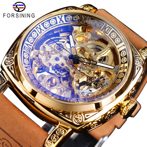 FORSINING (®) 6003 Automatic Mechanical Men’s Watch – Skeleton Design
