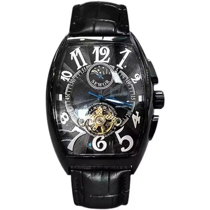 SEWOR (®) 166117 Automatic Skeleton Men’s Watch – Luminous Hands