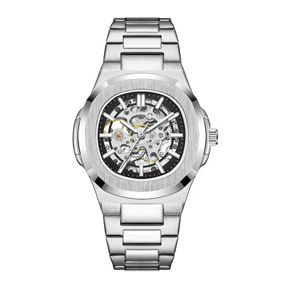 Mechanical Movement Stainless Steel Automatic Watch for Men