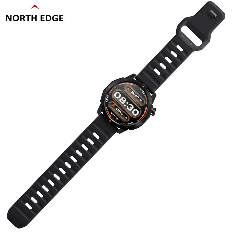 NORTH EDGE (®) XTREK-2 GPS Smartwatch for Men – AMOLED Display, Bluetooth Calling