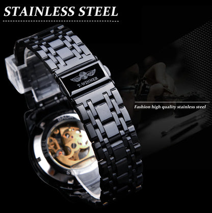 WINNER (®) XT0010 Automatic Mechanical Men’s Watch – Luminous Dial 30M (3ATM) Water Resistant