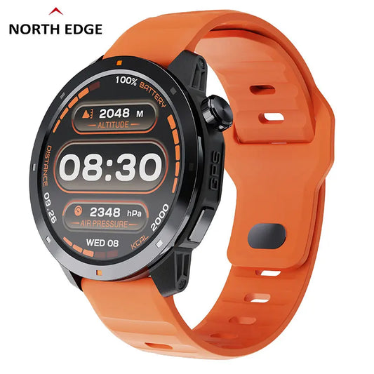 NORTH EDGE (®) XTREK-2 GPS Smartwatch for Men – AMOLED Display, Bluetooth Calling