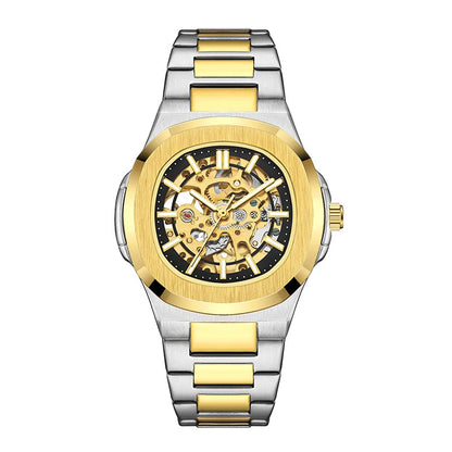Mechanical Movement Stainless Steel Automatic Watch for Men