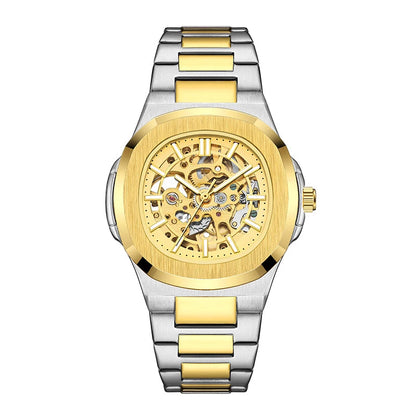 Mechanical Movement Stainless Steel Automatic Watch for Men