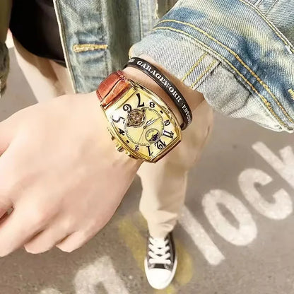 SEWOR (®) 166117 Automatic Skeleton Men’s Watch – Luminous Hands