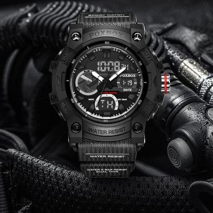 LIGE (®) FB0052 Digital Quartz Men’s Watch – Nylon Strap, 30M (3ATM) Water Resistant