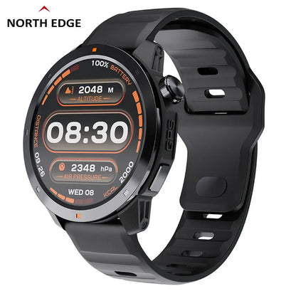 NORTH EDGE (®) XTREK-2 GPS Smartwatch for Men – AMOLED Display, Bluetooth Calling