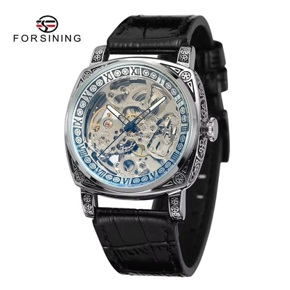 FORSINING (®) 6003 Automatic Mechanical Men’s Watch – Skeleton Design