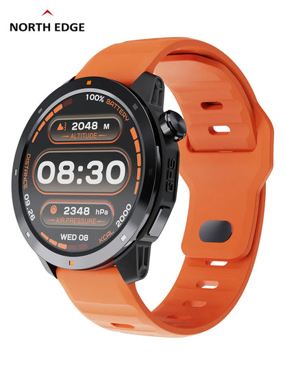 NORTH EDGE (®) XTREK-2 GPS Smartwatch for Men – AMOLED Display, Bluetooth Calling
