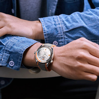 PAULAREIS (®) WT0006 Automatic Men’s Watch – Classic Design Stainless Steel, Luminous, 50M (5ATM) Water Resistant