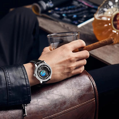 FORSINING (®) 8281 Automatic Men’s Watch Diamond Sky Moon Phase