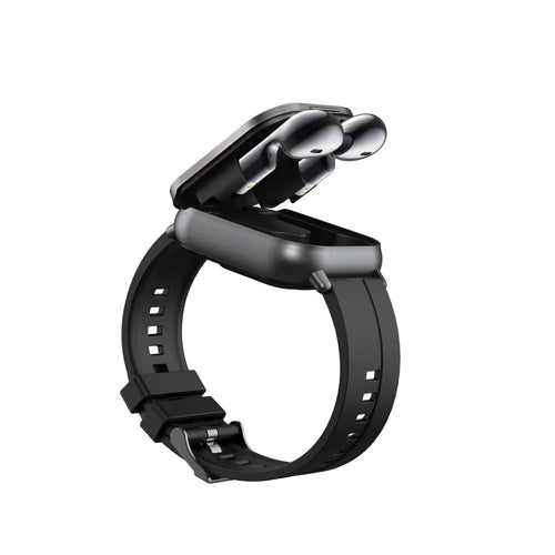 D-8 Smartwatch with Earbuds – 2.01” TFT Display, Magnetic Charging,, 30M (3ATM) Water Resistant