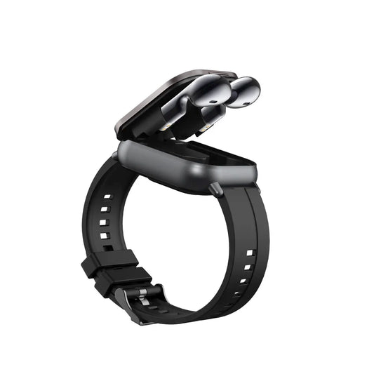 D-8 Smartwatch with Earbuds – 2.01” TFT Display, Magnetic Charging,, 30M (3ATM) Water Resistant