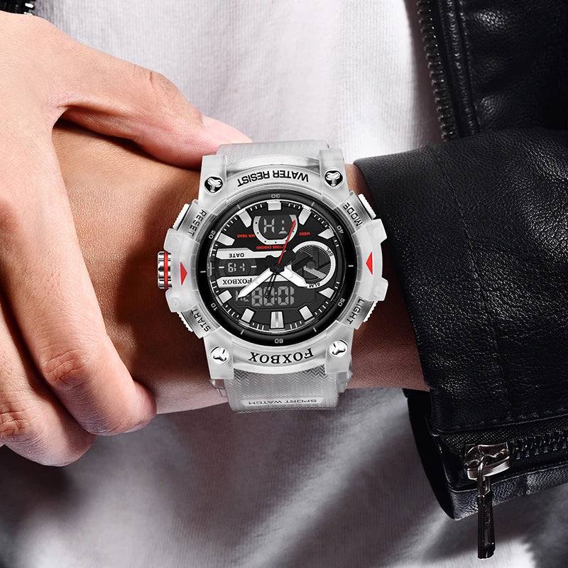 LIGE (®) FB0052 Digital Quartz Men’s Watch – Nylon Strap, 30M (3ATM) Water Resistant